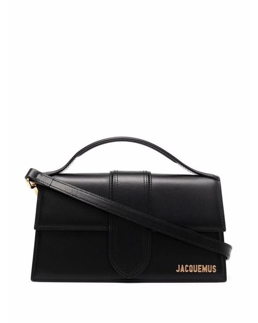 Jacquemus Le Grand Bambino Bag Black In Leather