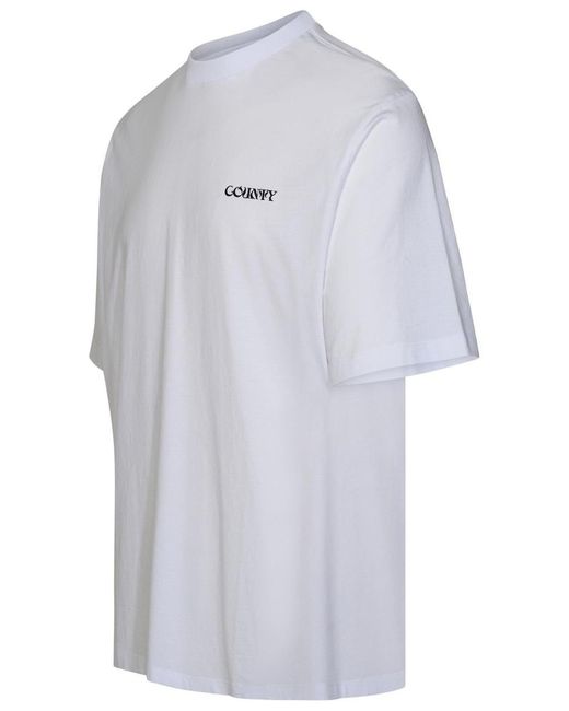 Marcelo Burlon White 'County' Cotton T-Shirt for men