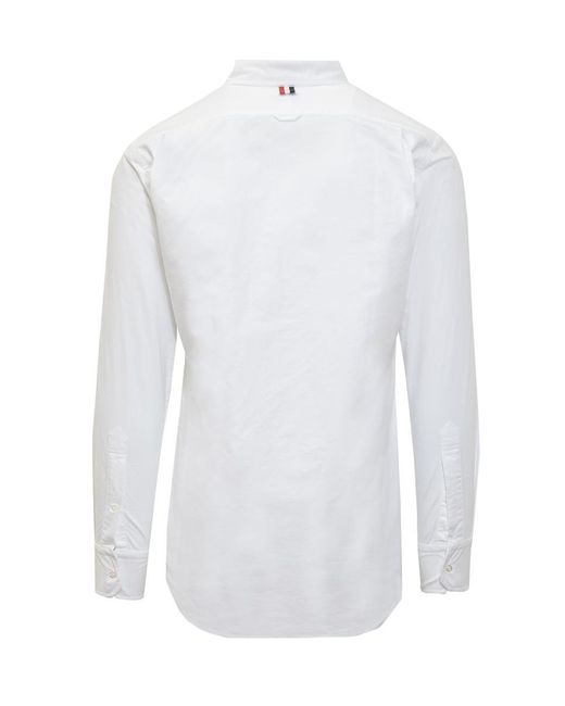 Thom Browne White Classic Shirt for men