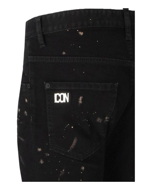 DSquared² Skater Icon Black Jeans for men