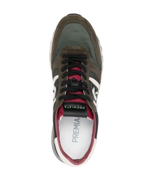 Premiata Black Baskets Lander 6905 for men