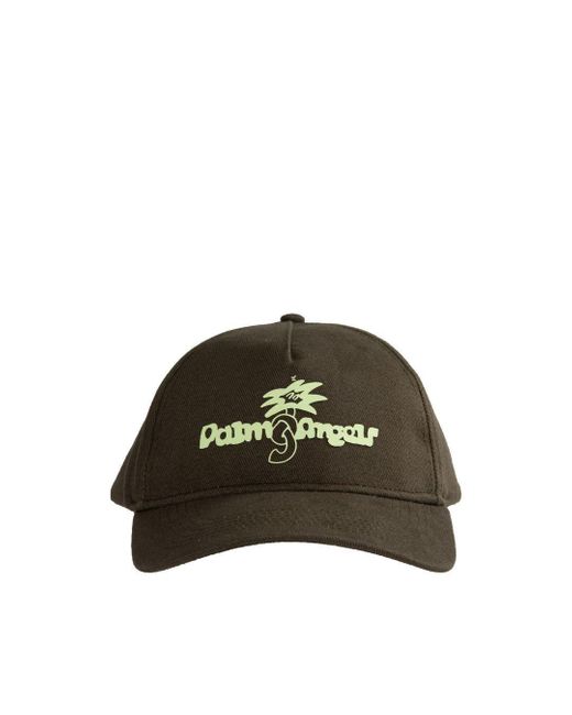 Palm Angels Green "viper" Cap for men