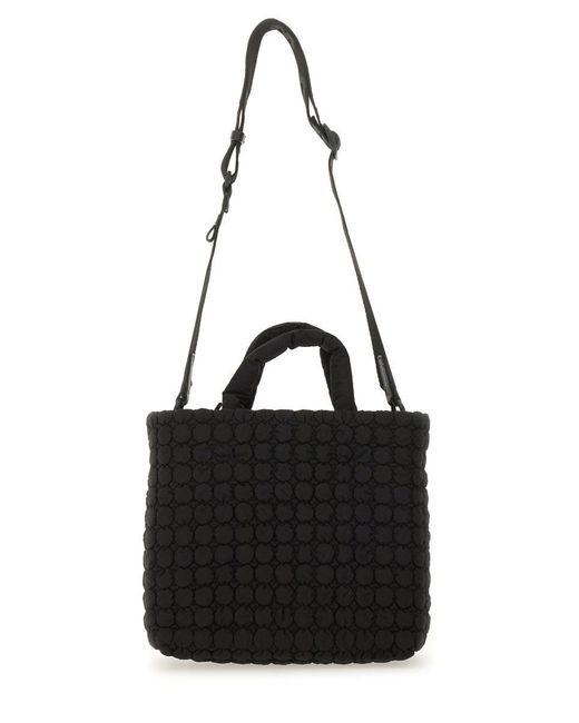 Marni Black Small Tote Bag With Logo
