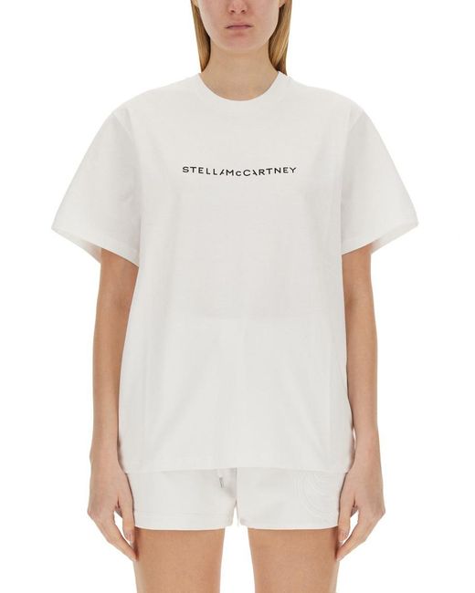 Stella McCartney White T-Shirt With Logo
