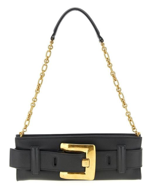 Balmain Black 'Anthem' Clutch