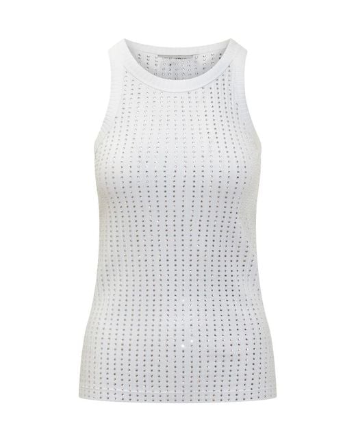 The Attico White Tank Top The Attic