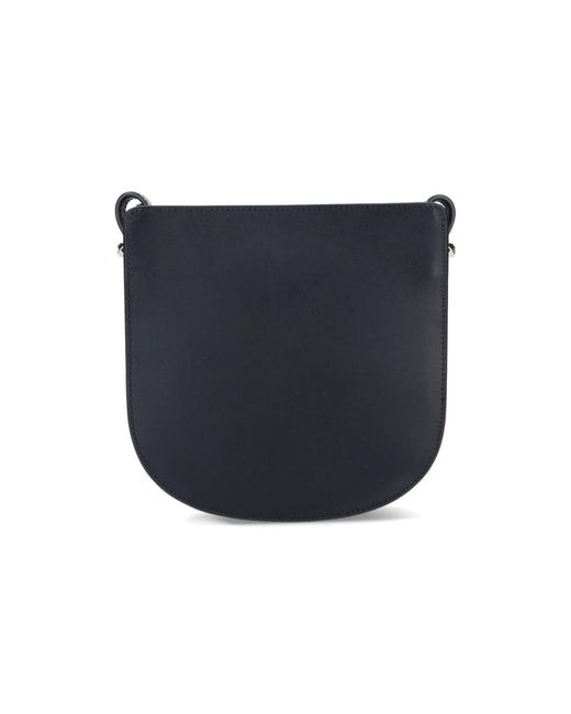 A.P.C. Blue 'Genève' Crossbody Bag