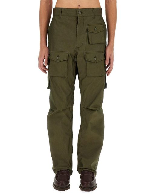 Engineered Garments Green Pants Fa for men