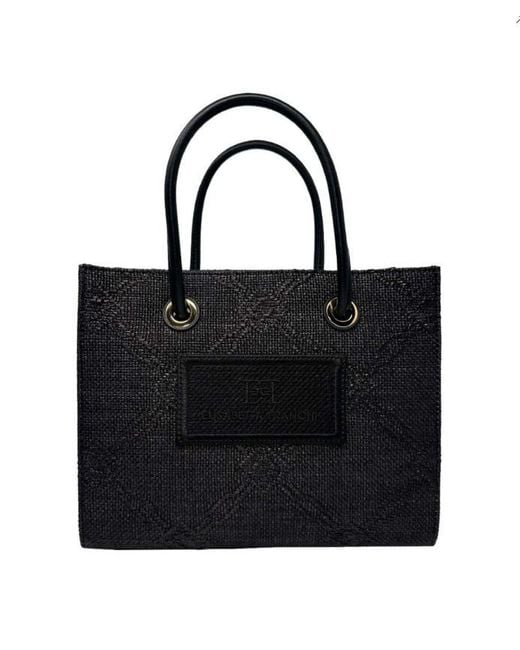 トートバッグ Elisabetta Franchi Structured Black Handbag Elisabetta Franchi tote - Black - Women | BS08A51E2110