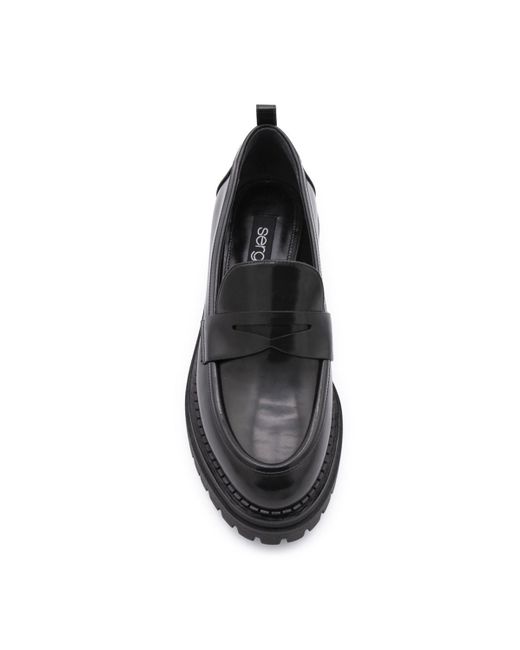 Sergio Rossi Gray Flat Shoes Black