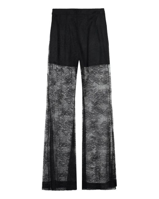 Nina Ricci Black Lace Trousers