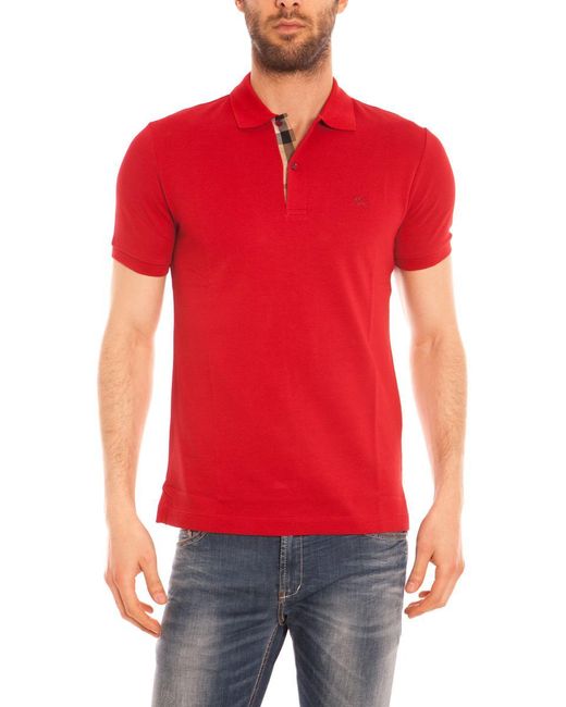 Burberry Red Topwear for men