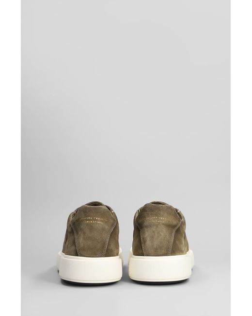 Officine Creative Gray Slouch 001 Sneakers for men