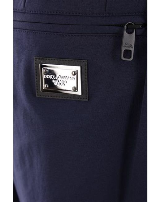 Dolce & Gabbana Blue Trousers for men