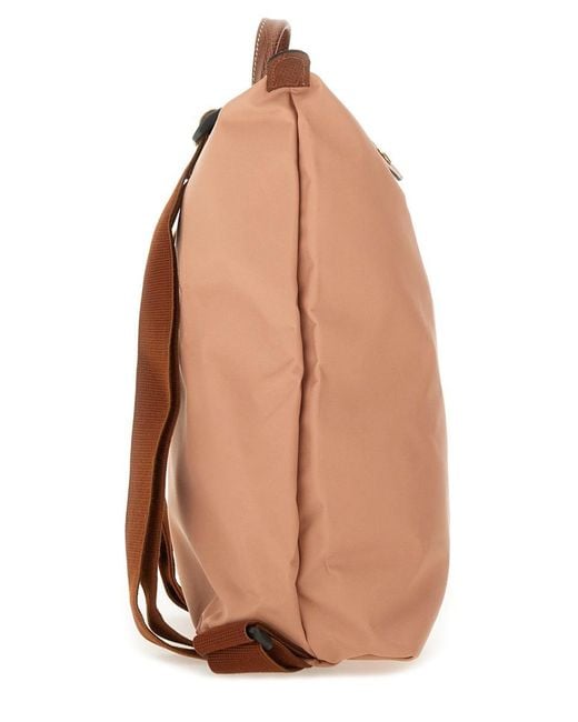 Longchamp Brown "M Le Pliage" Backpack