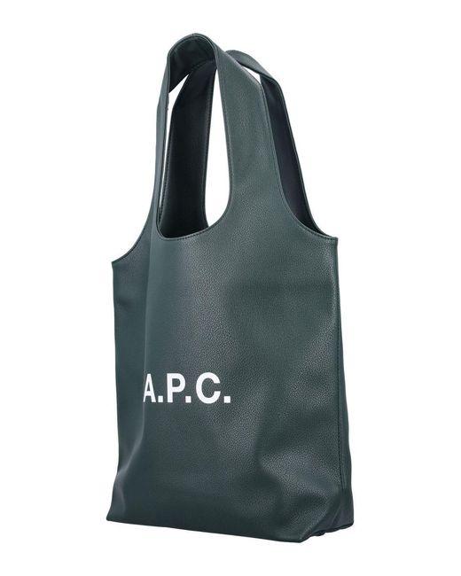 A.P.C. Blue Ninon Small Tote Bag