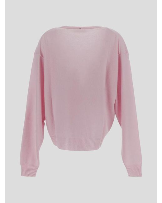 Sportmax Pink Sweaters