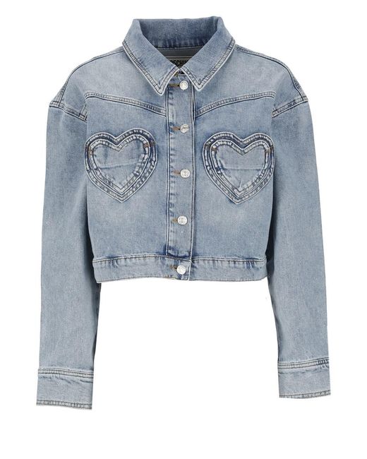 Moschino Jeans Blue Coats Light