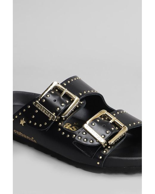 Cubanas Black Amalia Flats
