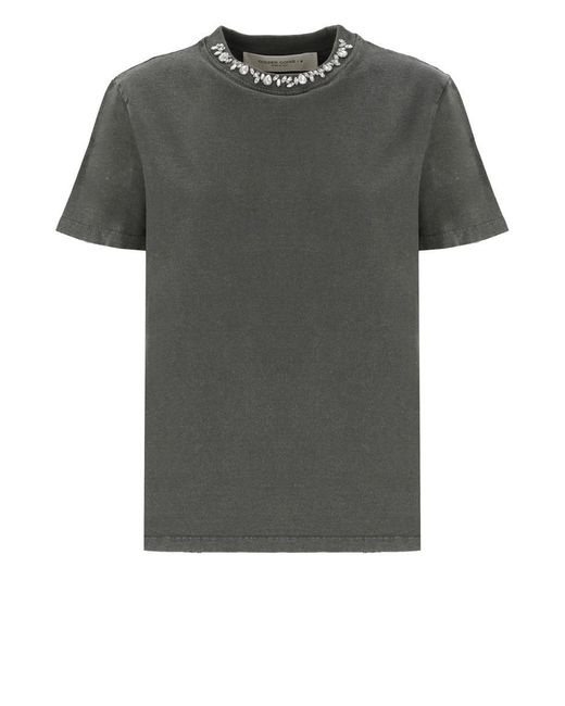 Golden Goose Deluxe Brand Gray T-Shirts And Polos