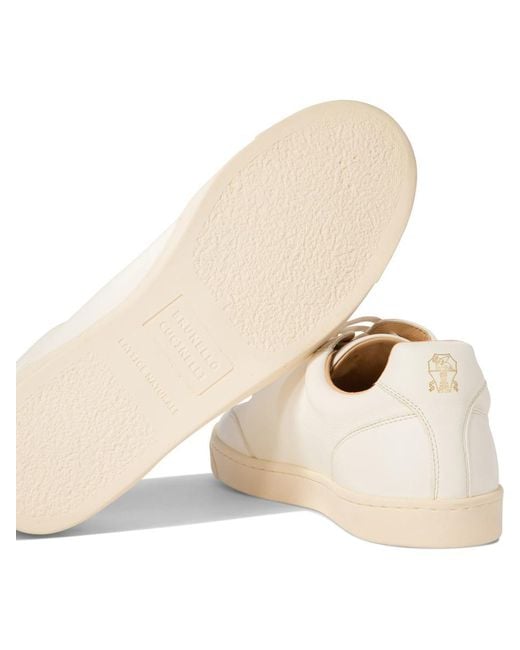Brunello Cucinelli White Sneakers & Slip-On for men
