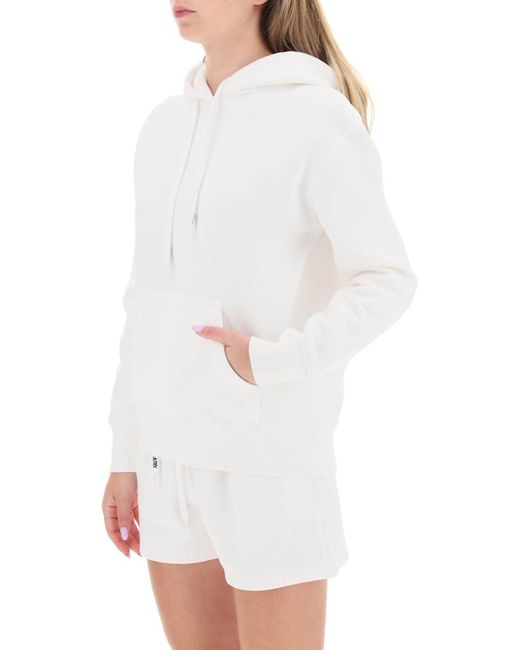 Autry White Hoodie With Logo Embroidery