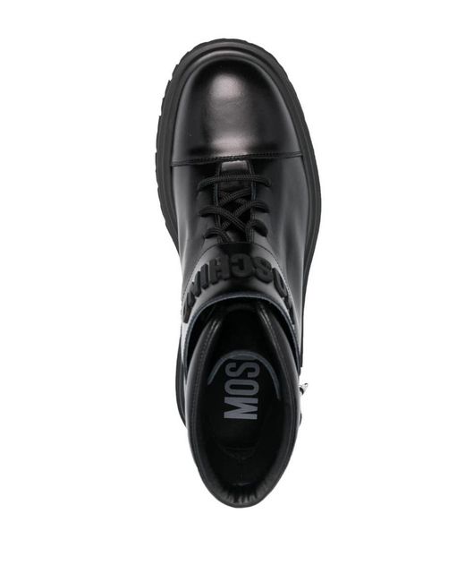 Moschino Black Boots for men