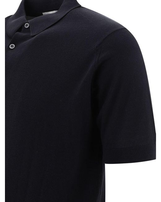John Smedley Black T-Shirts And Polos for men