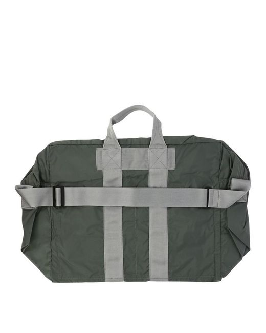 Porter-Yoshida and Co Gray "Flex 2-Way" Duffle Bag for men