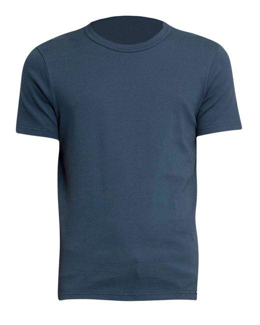 Tom Ford Blue Stretch Cotton T-Shirt for men