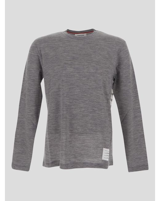 Thom Browne Gray Thome T-Shirt for men