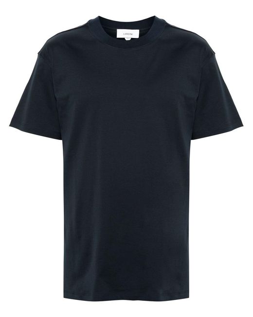 Lardini Blue Crew Neck T-shirt for men
