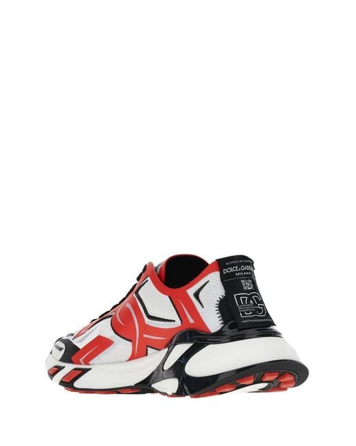 Dolce & Gabbana Red 'fast' Sneakers for men