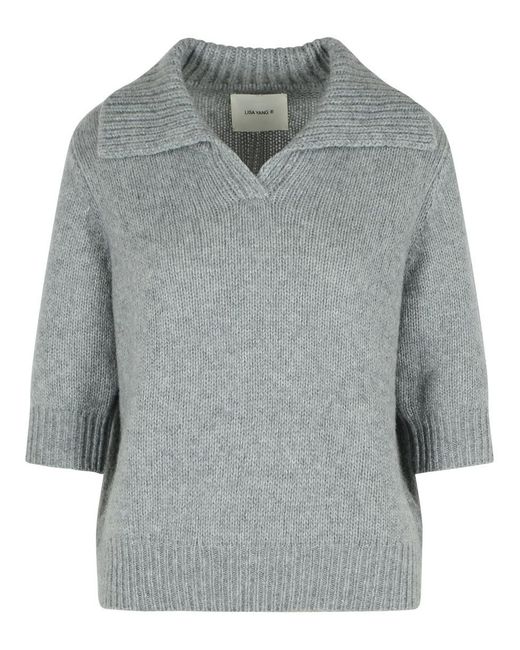 Lisa Yang Gray 'lailai' 'cloudy' Cashmere Sweater