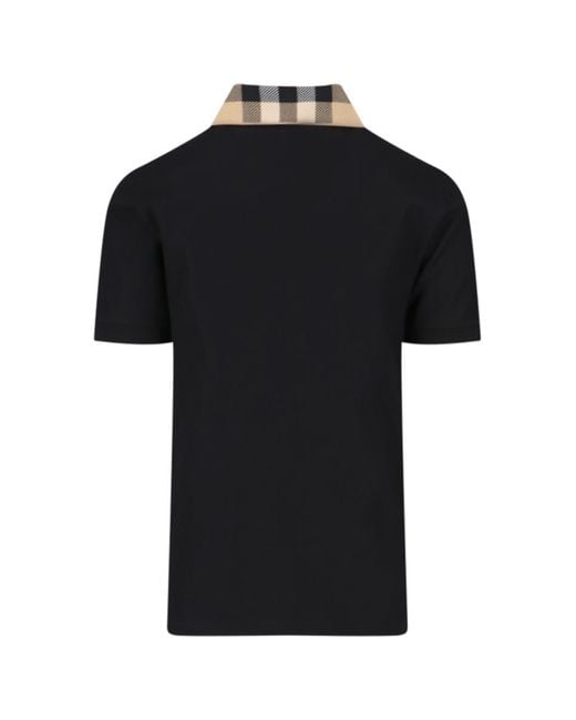 Burberry Black T-Shirts And Polos for men