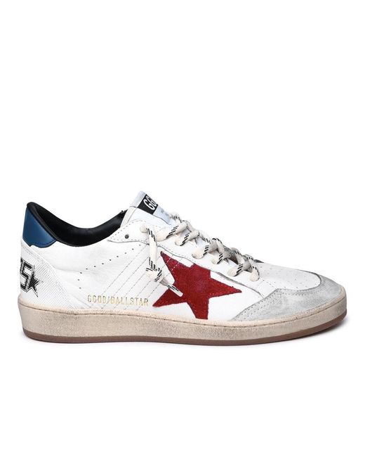 Golden Goose Deluxe Brand Pink White Leather Sneakers for men