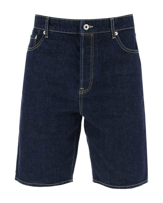 KENZO Blue Himawara Denim Shorts for men