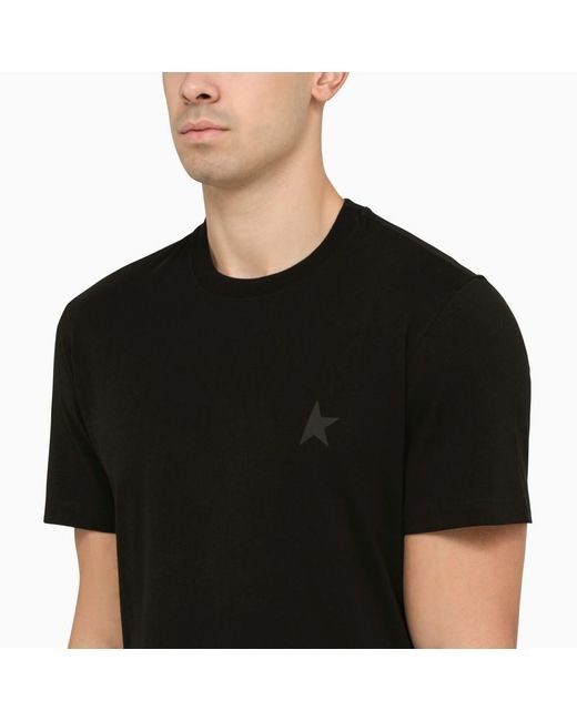 Golden Goose Deluxe Brand Deluxe Brand Black T Shirt Star Collection for men