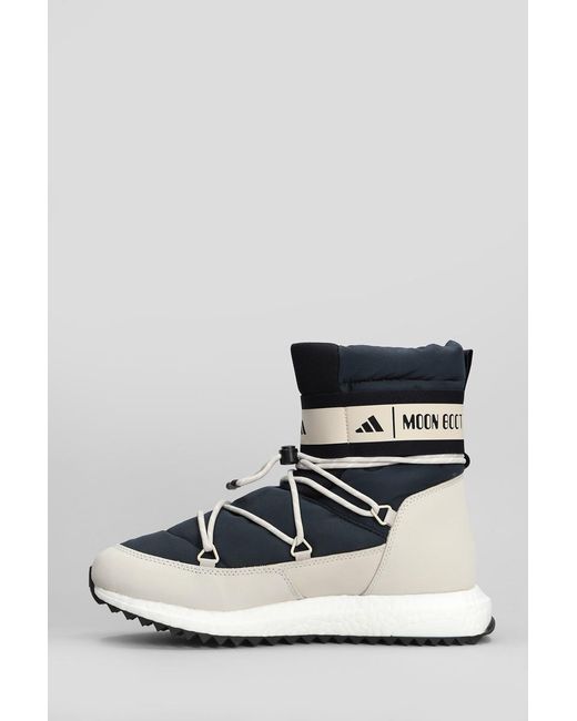 Adidas X Moon Boot Black Moonboost High Low Heels Ankle Boots for men
