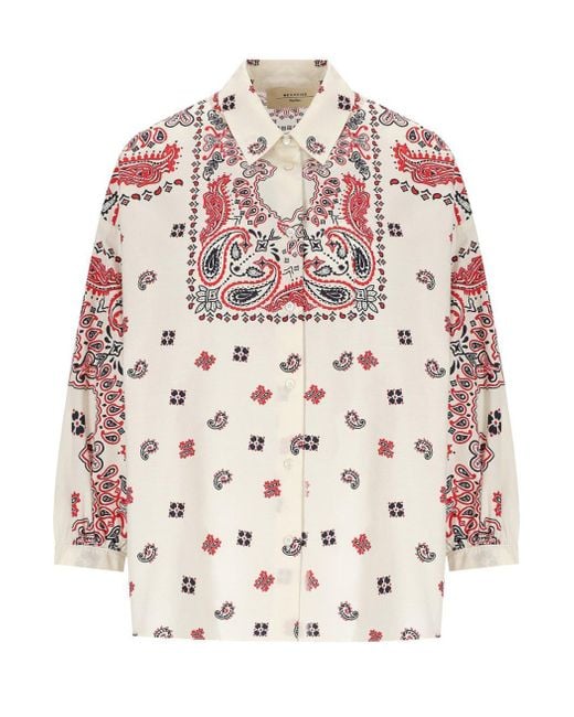 Weekend by Maxmara Pink Adda Ivory Shirt