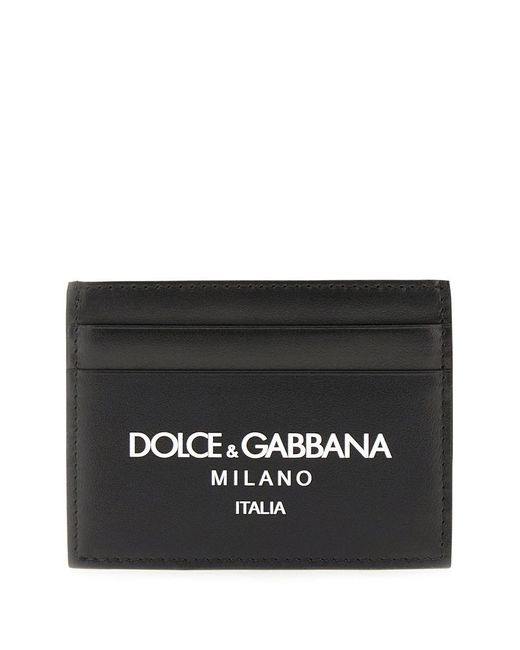 Dolce & Gabbana Black Dolce&Gabbana Wallets for men