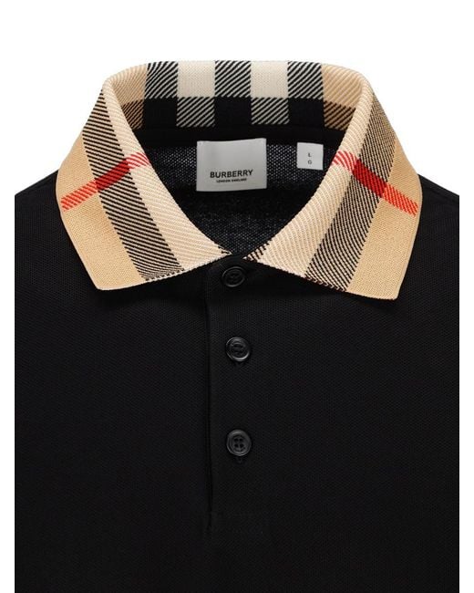Burberry Black T-Shirt And Polo Shirt for men