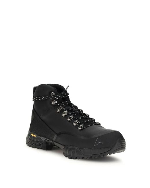Roa Black Boots for men