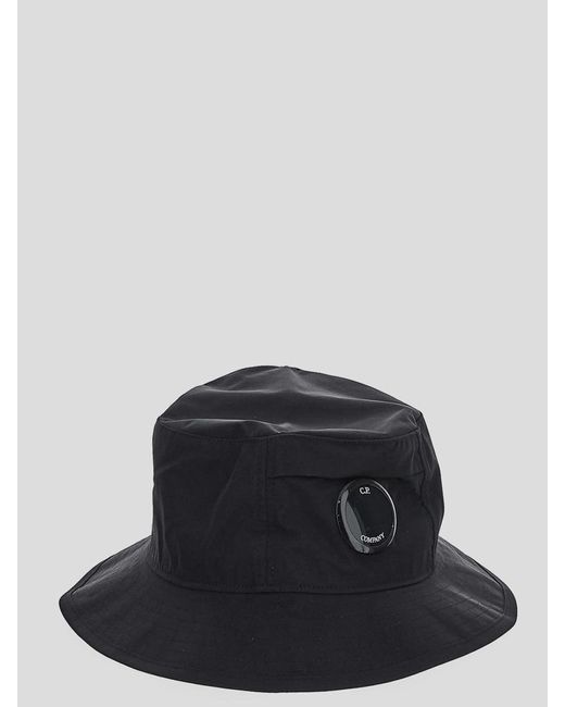 C P Company Black C.P.Company Hats for men