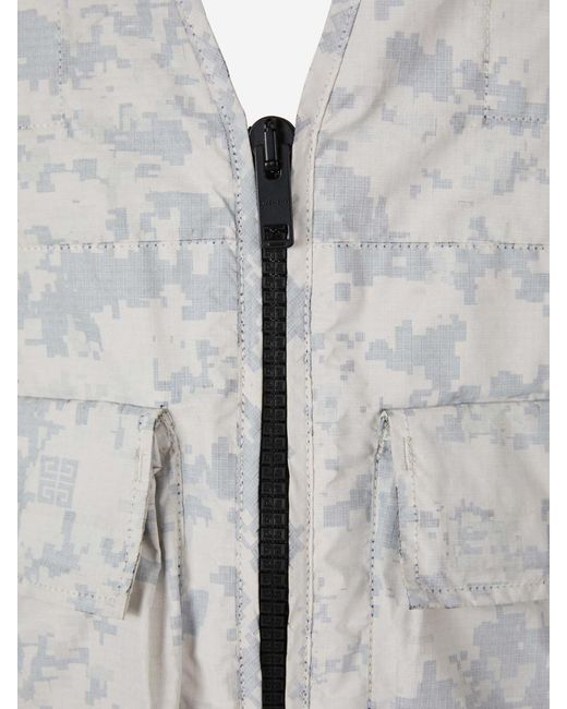 Givenchy Gray Cargo Vest for men