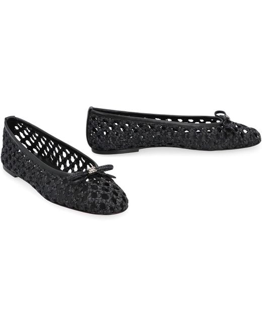 Casadei Black Versilia Ballet Flats