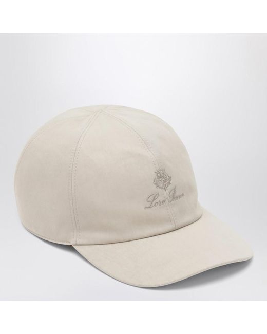 Loro Piana Natural Milk- Baseball Cap for men