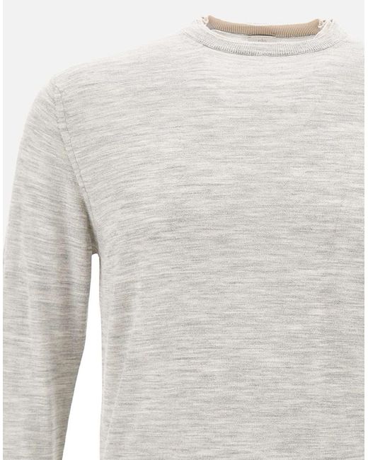 Eleventy Gray Sweaters for men