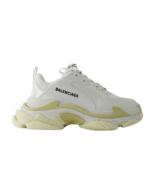 Balenciaga Gray Triple S Sneakers