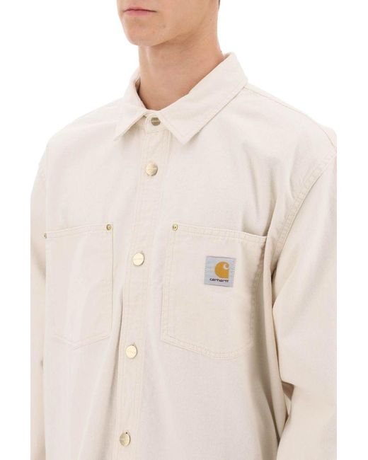 Carhartt Natural Derby Cotton Overshirt for men